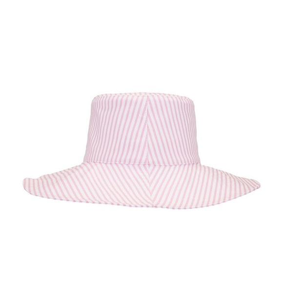 NWOT Rowen Rose Maxi Hat in White & Pink main image 4